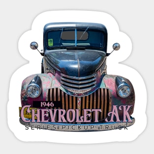 1946 Chevrolet AK Series Pickup Truck Sticker